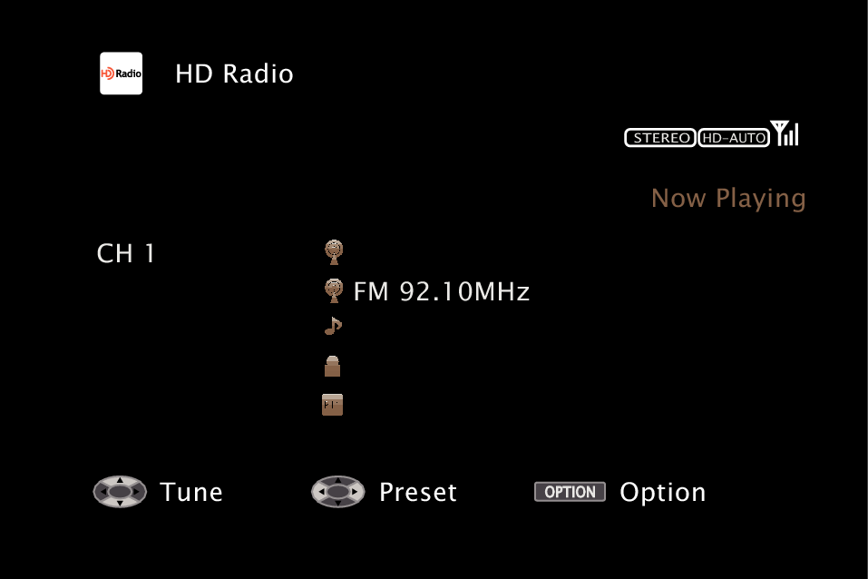GUI HD Radio 7010U